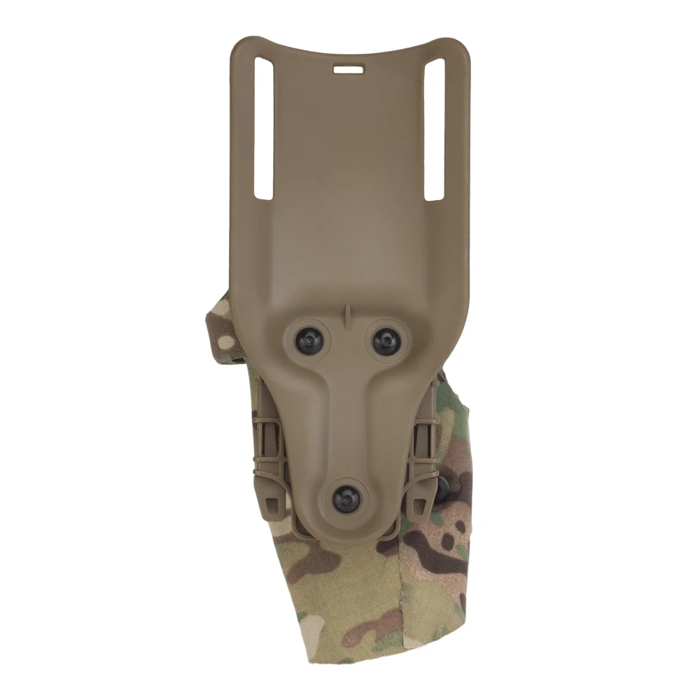 TACGEAR G17 G22 G31 G47 MOS Standard Pistol Holster Quick Release Safety Blocked Multi-Angle Adjustment fit for 2.25 Inch Belt image 6