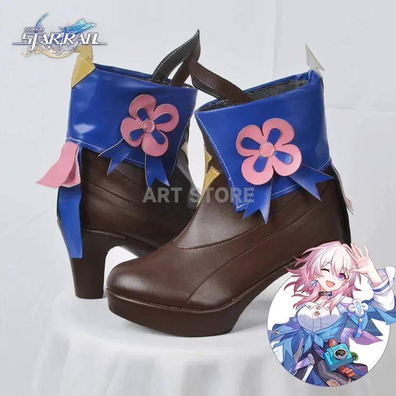 A Fuxuan cosplay shoes game honkai star rail fuxuancosplay shoes boots for Comic Con Halloween fuxuancostumes shoes for women