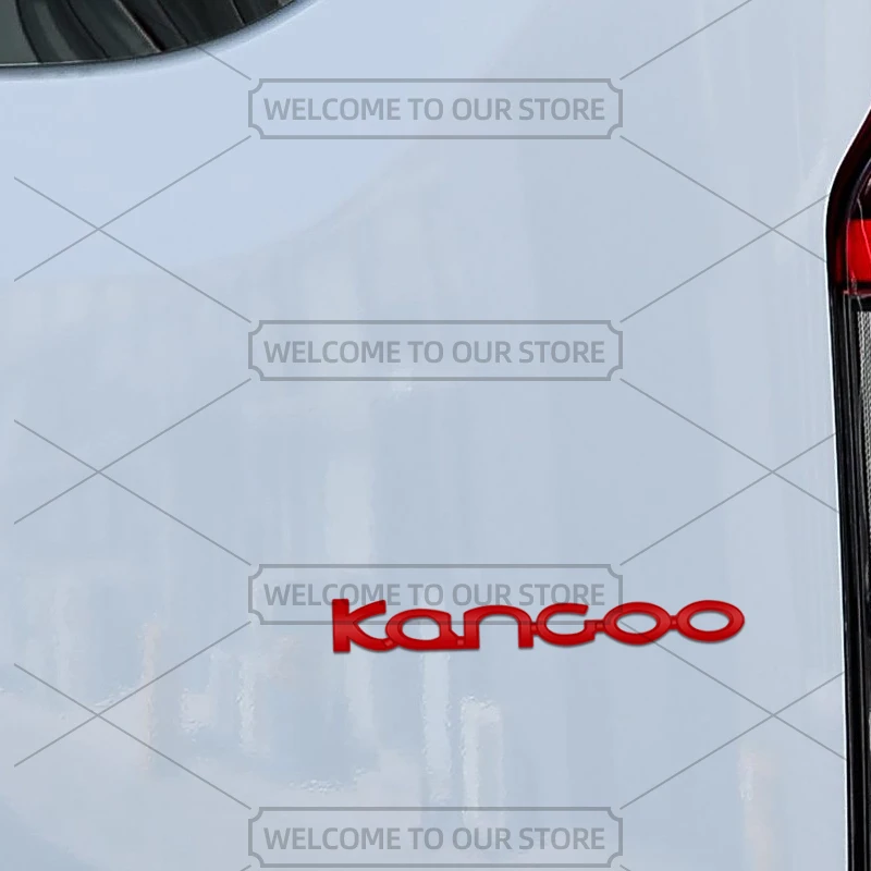سيارة ثلاثية الأبعاد معدنية ل Kangoo MK2 MK3 Dci ضبط لوحة فان Z.E. EV الجسم شعار شارة الشارات السيارات الذيل ملصق اكسسوارات الديكور