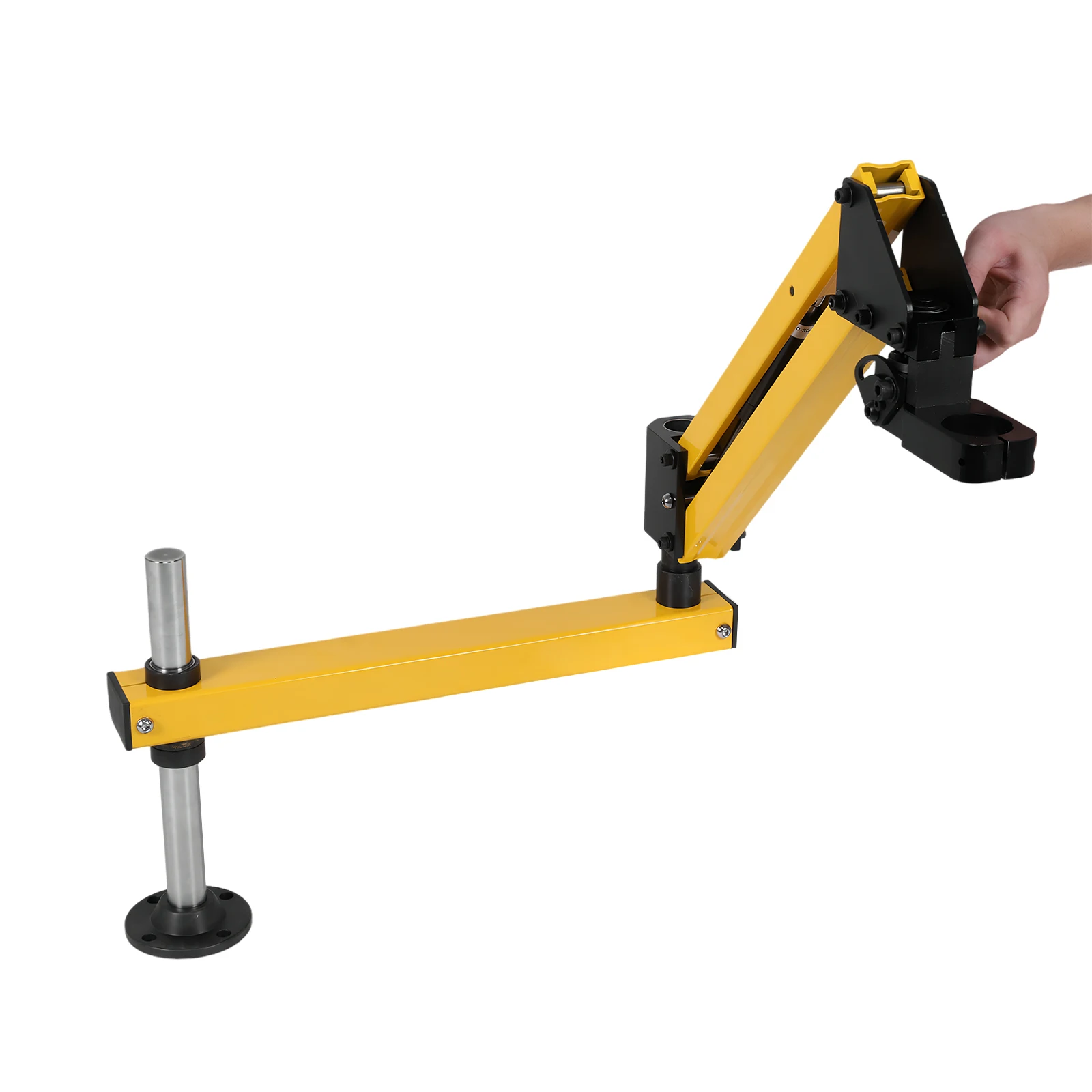 Máquina de taladrar neumática, brazo de aleación de aluminio, Mini máquina de taladrar eléctrica voladiza, herramienta de Hardware manual de alta resistencia