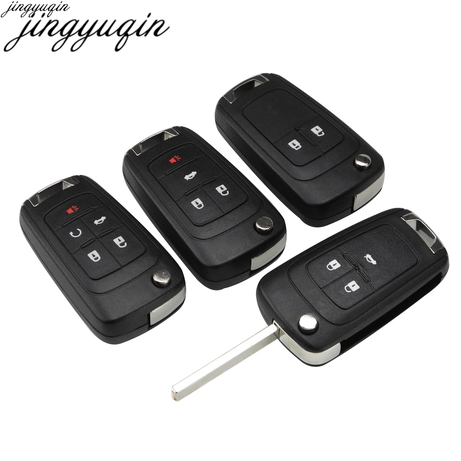 

Jingyuqin 2/3 Buttons Folding Car Key Shell Remote Flip Key For Opel Vauxhall Astra H Insignia J Vectra C Corsa D Zafira G Buick