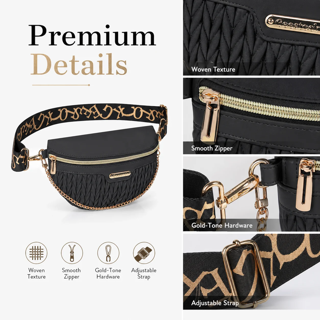 กระเป๋าคาดเอวแบบควิลท์สุดหรูสำ - Luxury Quilted Bags บทวิจารณ์และราคา