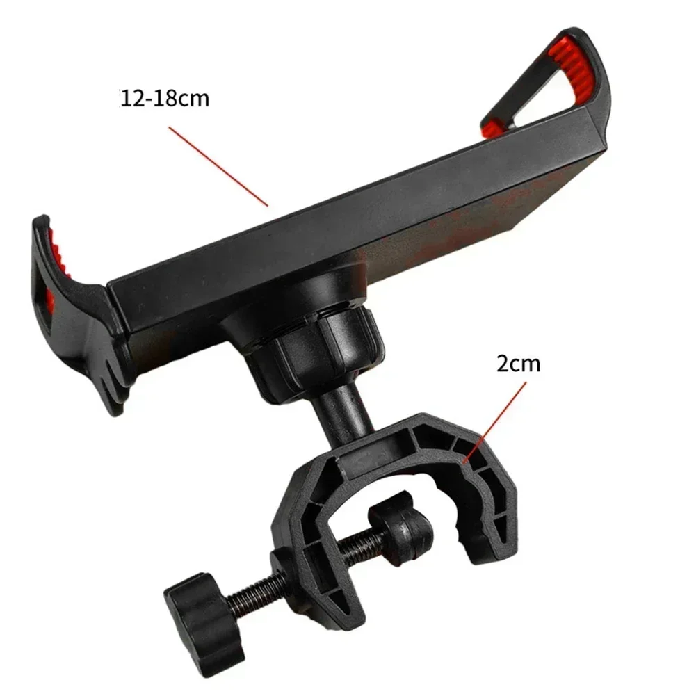 Mikrofonständer Halterung verstellbar für Handy Tablet Clip für 12 cm bis 18 cm Tablet Smartphone Geräte