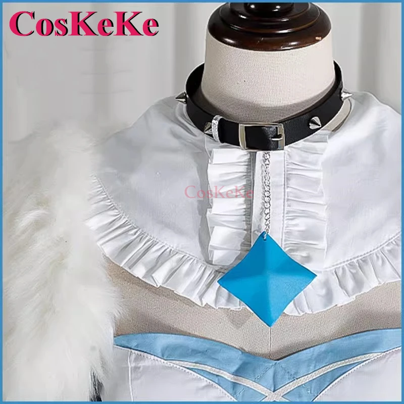 CosKeKe Fuwawa Abyssgard Cosplay Anime VTuber Hololive EN Costume Sweet Lovely Uniform Halloween Party Role Play Clothing XS-XXL