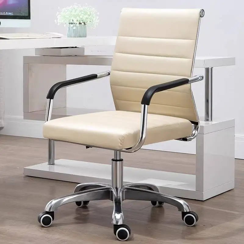 Glides Casters Office Chair Cheap Black Cylinder Revolving Cozy Computer Chair Room Wheel Hbada Silla De Escritorio Playseat