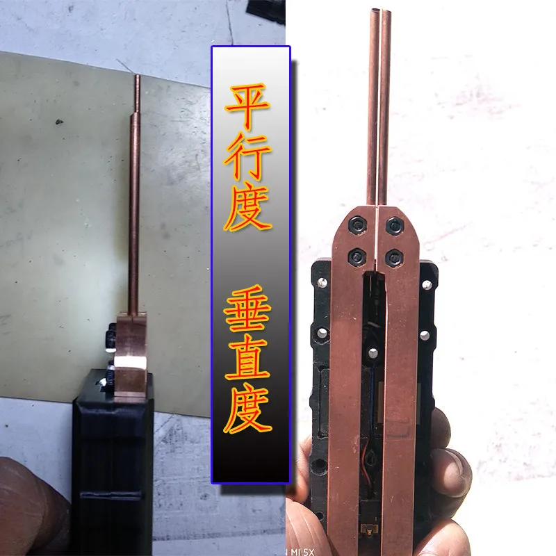 Extended Handle Spot Welder Pen, Dual Precision Slider Structure, Auto Trigger & Self-Balancing, Adjustable Welding Pressure