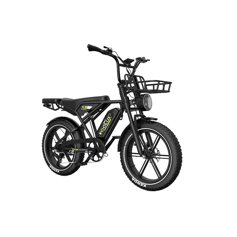 AliExpress NONE KOOLUX X9 Adult E-bike 48V13Ah Electric Bike 750W Motor Man's E-Mountain bike 20 lnch Fat Tire Off-road Electric Bicycle