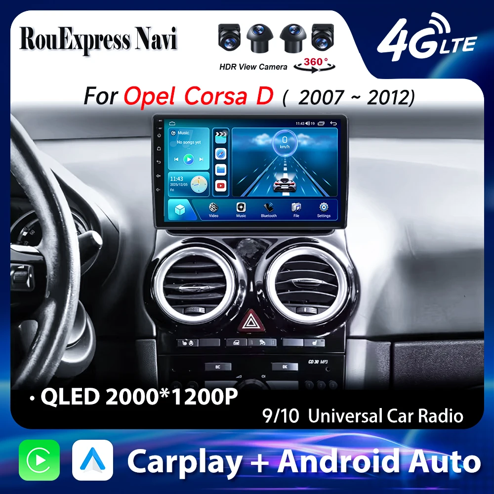 Chargers - Android Autoradio For Opel Corsa D