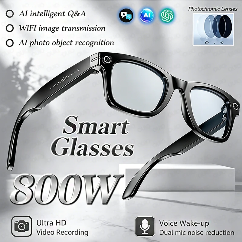 lunettes-intelligentes-w610-avec-camera-hd-800w-reveil-vocal-ia-transfert-wi-fi-enregistrement-video-anti-tremblement-lentilles-a-changement-de-couleur