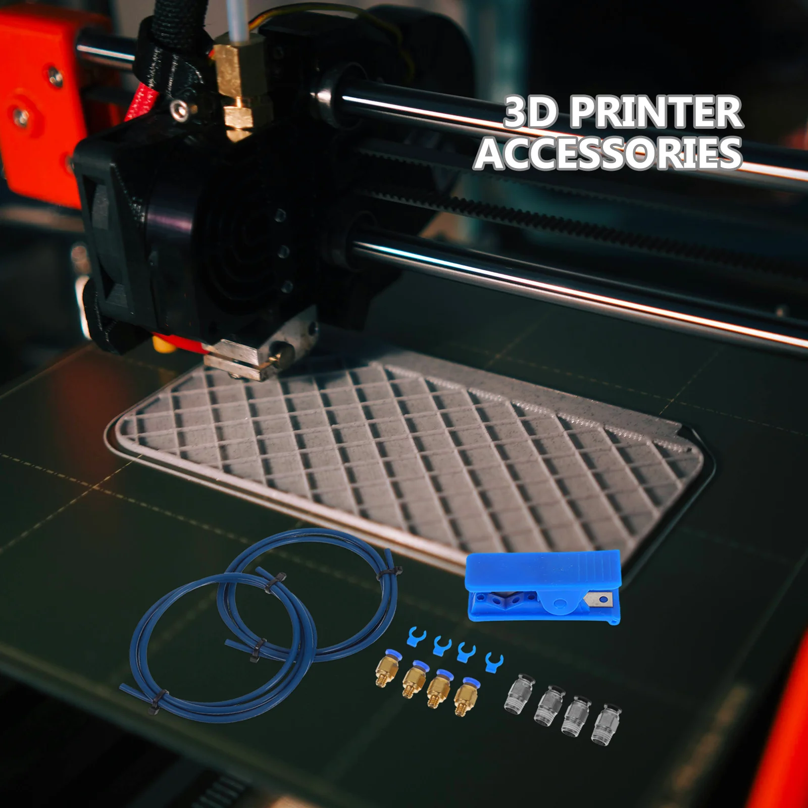 

1 комплект, трубка из ПТФЭ для 3D-принтера, прочный сменный комплект, разъемы, резак, прецизионные аксессуары, разъем для трубки принтера