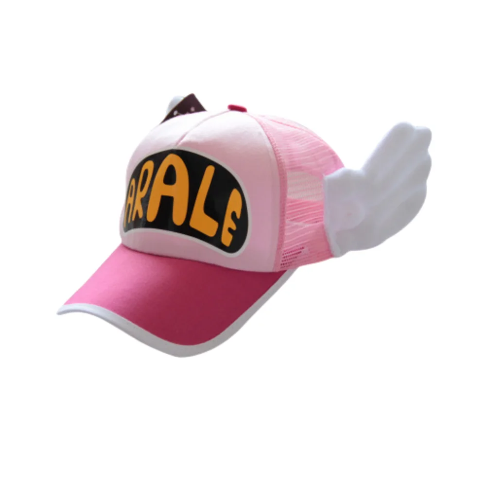 Arale Anime Dr.Slump Cosplay Norimaki Hat Children Wings Hats Cartoon Angel Cotton Baseball Cap Accessories