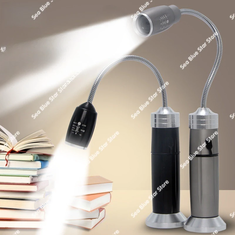 Maintenance light Maintenance barbecue light Strong light charging LED hose machine tool, auto repair flashlight