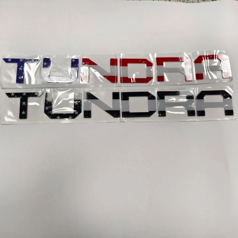 

Car styling Auto Exterior 3D ABS TUNDRA Letter Logo Car Rear Tailgate Trunk Decals Badge Sticker Accessories