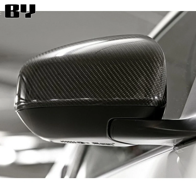 

For NISSAN 370Z Z34 2009-2019 Real Carbon Fiber Mirror Cover Car Exterior Door Side Rear View Cap Shell Auto Accessories