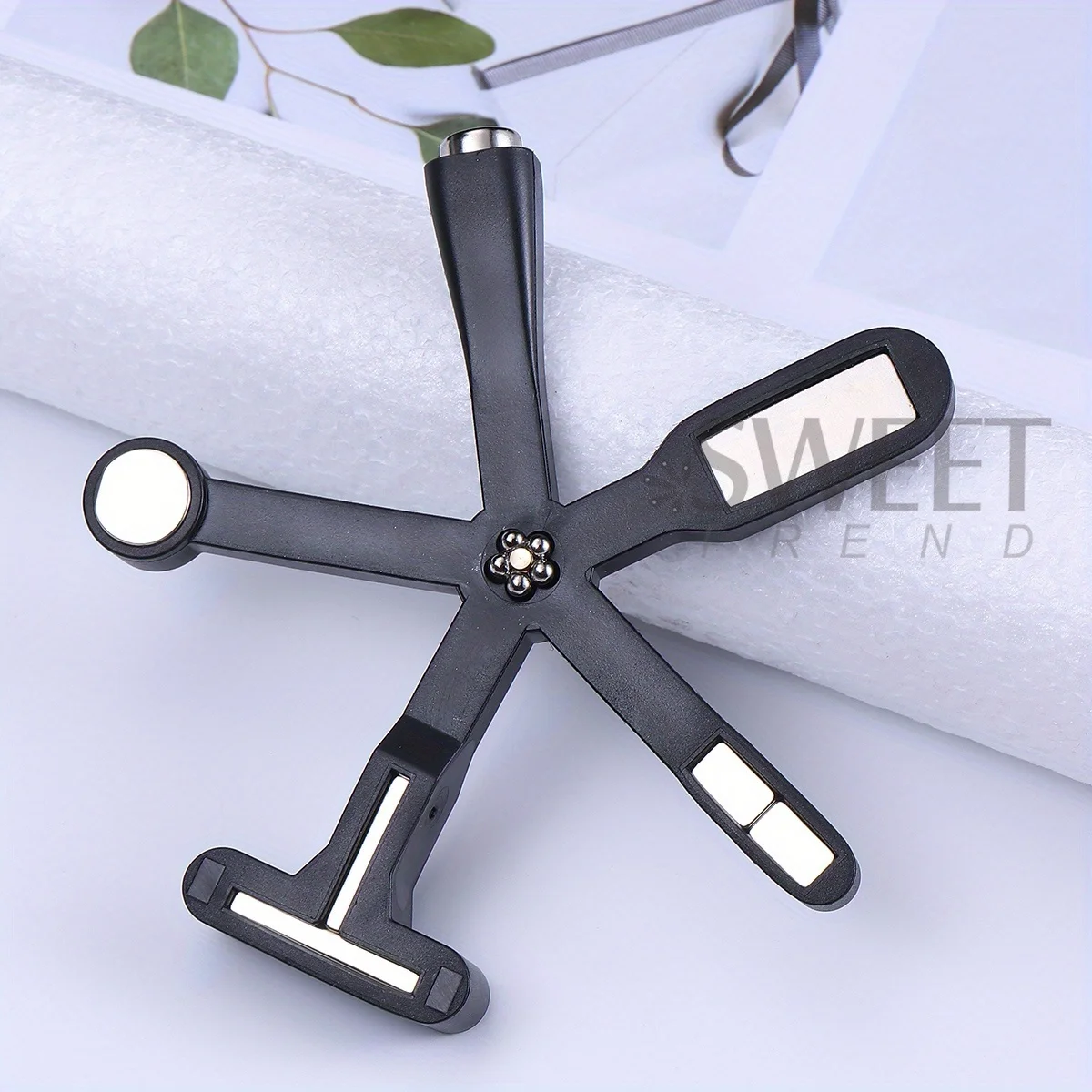 Multi-Function 6 in 1 Cat Eye Nail Magnet Tools Flowers Heart French Line Effect Magnet Plates Pen Manicure Magnetic Accessories