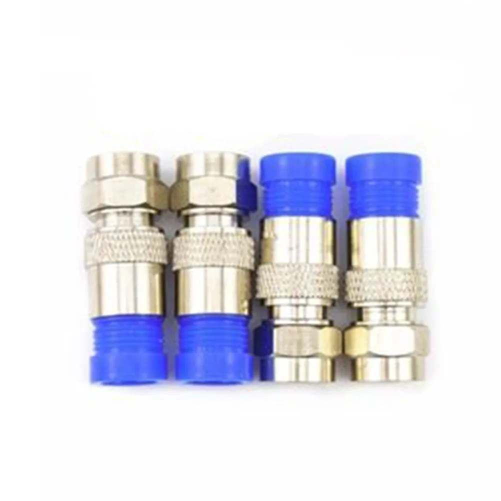 

10Pcs Adjustable Wire Stripping Pliers Coaxial Compression Tool Rg6 Rg59 Fitting Stripper Non-Slip Handle Hexagonal Tools