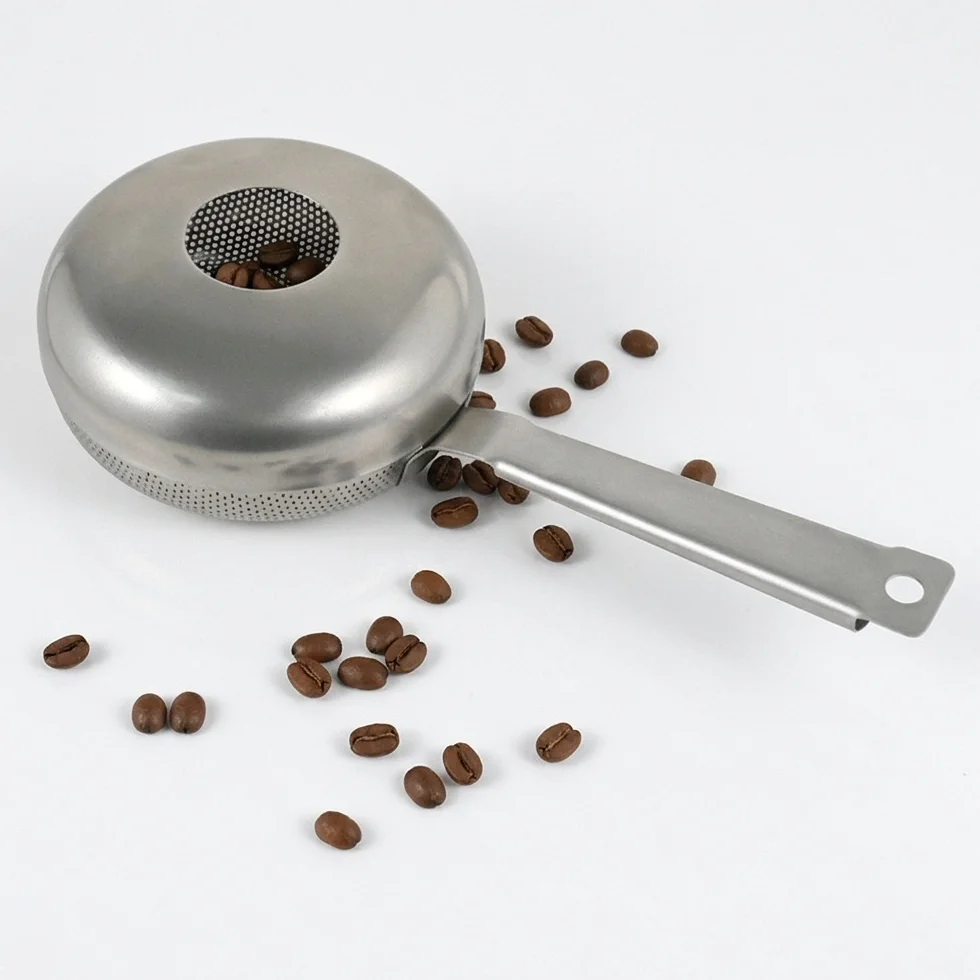 Stainless Steel Coffee Bean Roasting Hand Mesh, Small Portable