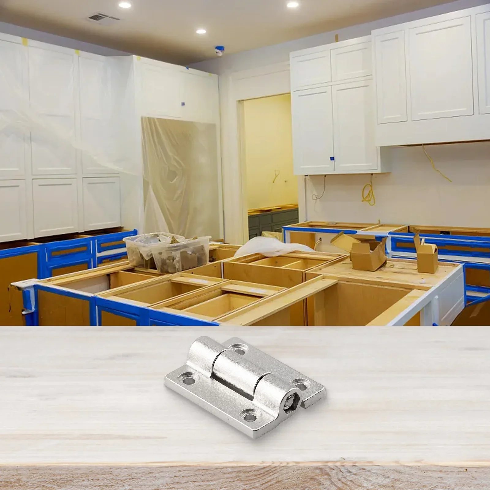 Reliable Solution Adjustable Torque Hinge Flat Hinge 360° Rotation Hinge Furniture Cabinet Hinge Hexagonal Wrench Adjustable