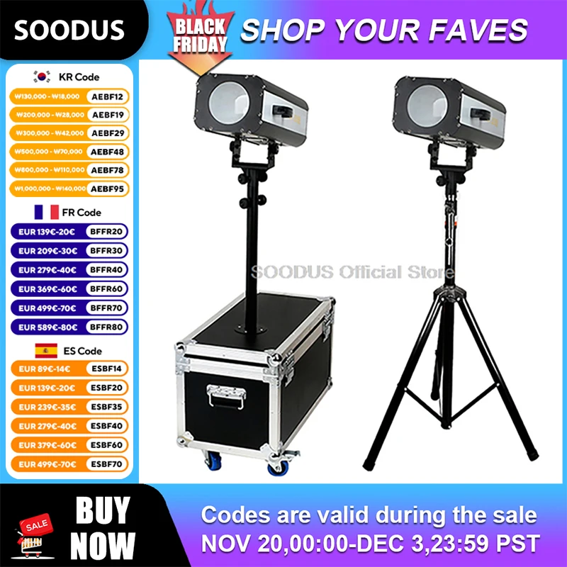 

330W LED Follow Spot Lights Zoom and Focus Beam Light With DMX512 Follow Tracker LED Light 6 Colors for Wedding Theater DJ Party