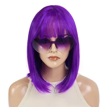 10 最佳銷售 洋紅色假髮 - №7