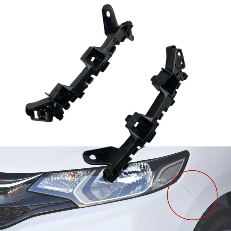 

For HONDA FIT JAZZ IV GK5 2015 2016 2017 2018 2019 2020 Front Bumper Bracket Side Spacer Holder 71198-T5A-000 71193-T5A-000