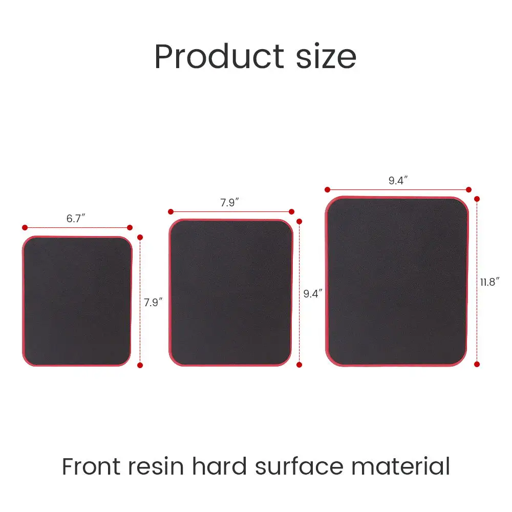 Waterproof Resin Mouse Pad with Wear-resistant Hard and Smooth Surface for Home and Office