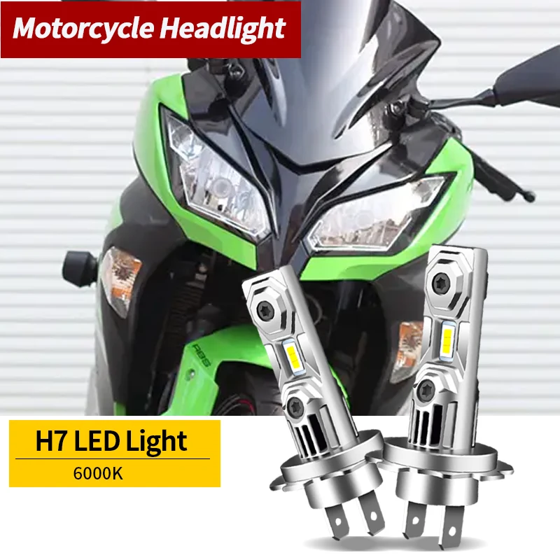 Why the H7 6000K White LED Headlight Is the Best Upgrade for Your Kawasaki Ninja