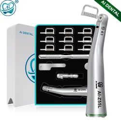 AI-EVA-Z55L-pieza de mano de ortodoncia Dental, juego de hojas de sierra EVA 4:1, fibra óptica, Contra ángulo de vaivén Vertical