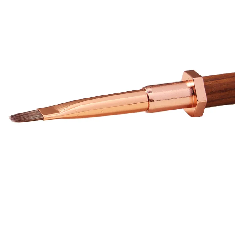 1/6 قطعة الجسم القلم مع حامل فرشاة الأظافر هلام الطلاء مسمار الفن هلام تلميح تمديد ملحقات البناء مسمار فرشاة فنية #2