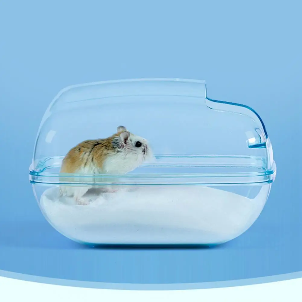 Hamster Bathroom Sauna Room Large Space Broken-proof Hamster Bathroom Small Animals Rabbit Chinchilla Toilets Cleaning