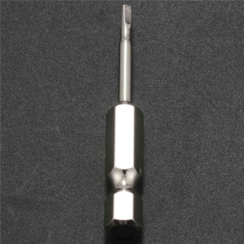 A50i 12pçs pontas de parafuso triangular de aço s2, chave de fenda magnética, cabeça de parafuso triangular antiderrapante 1.8/2/2.3/2.5/2.7/3mm