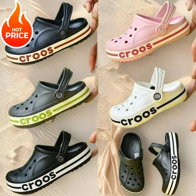 Croos nuevos zapatos Beiya cueva, pareja de verano con zapatillas informales antideslizantes con puntera