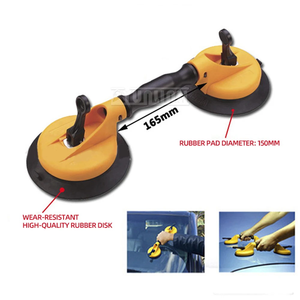 45KG Double Claw Curved Glass Suction Cup Glass Tile Suction Cup Car Windshield Suction Cup