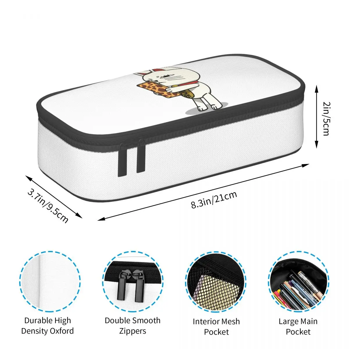 Anime Dandadan Cat Turbo Granny On Phone Astuccio per matite Divertente portapenne Borsa per bambini Grande portaoggetti Regali per ufficio Astucci