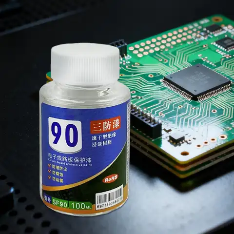 100ml Clear Conformal Coating Waterproof Protective Paint for Circuit Board, PCB, LED, Automotive Electronics Repair
