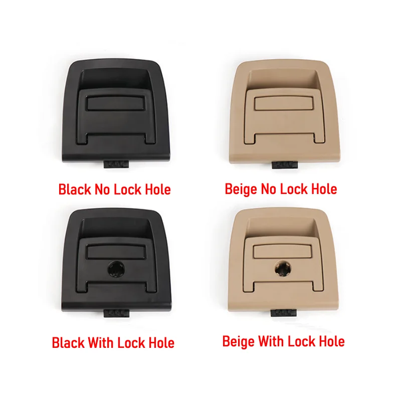 Car Rear Trunk Tail Cover Bottom Plate Mat Floor Carpet Trunk Handle Key Hole For BMW 5 SERIES E61 X5 X6 E70 E71 51476958161