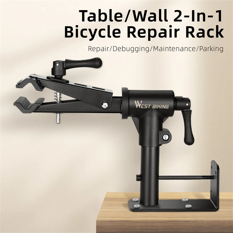 WEST BIKING Bike Repair Stand Bench Mount Home Bike Stand Workbench Work Stands Bicycle Repair Rack for Road Mountain MTB Bikes