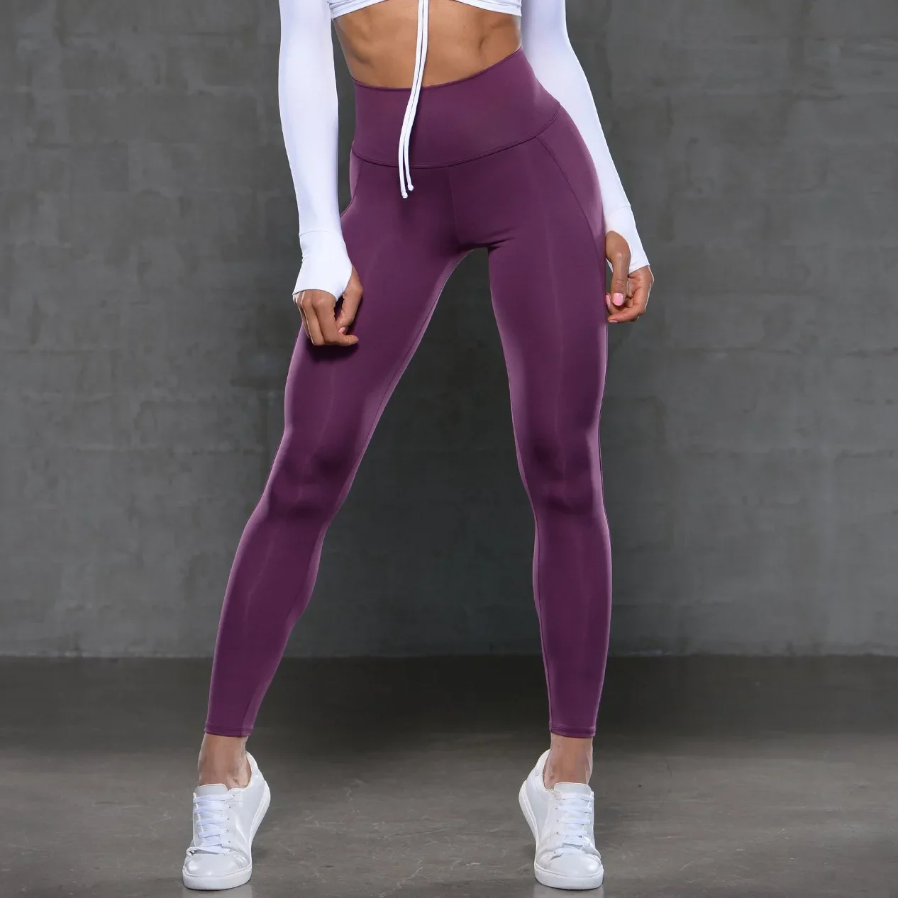 Sexy Woman High Rise Open Cortch Leggings Open Seats Crothless Hot Pants Fitness Sport Body Lifting Gym Tight Hidden Zipper Pant