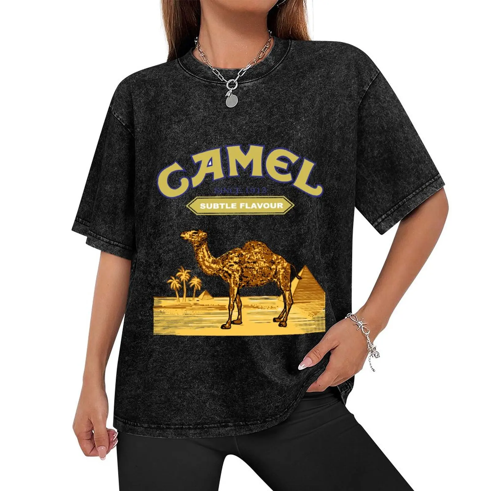 COOL CAMEL T-Shirt vintage anime shirt street wear tops men clothes