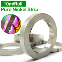 10m/Roll Pure Nickel Strips 99.6% Purity For Lithium Battery Pack Welding Nickle Tabs For 18650 26650 Battery Pack Spot Welding