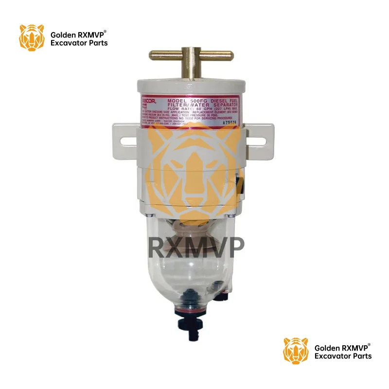 For Filter Manufacturer Supplies Fuel Water Separator Assembly 500fg 500fh Parkker Racor Excavator