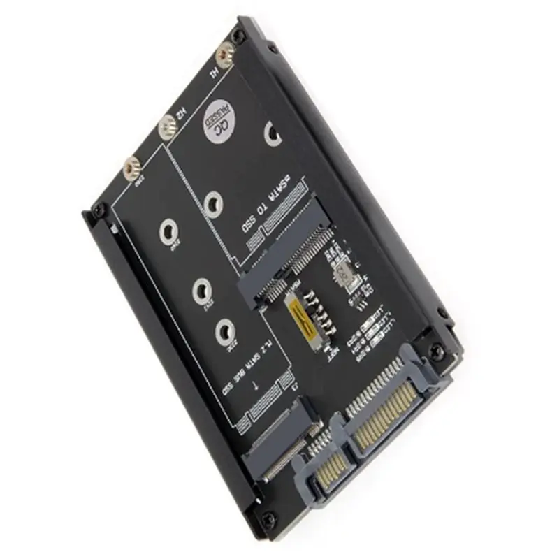 A41Z-M.2 NGFF To SATA Adapter MSATA To USB SATA 3.0 Converter External 2-In-1 MSATA M.2 NGFF To SATA USB Adapter Riser Card