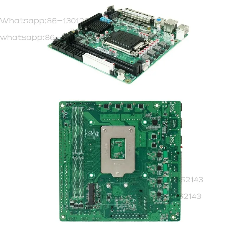 ITX Motherboard with C236 Chipset, Support 6th to 9th Gen Core & Xeon E3 Processor, Mini ITX Mainboard for NAS Server, Soft Rout