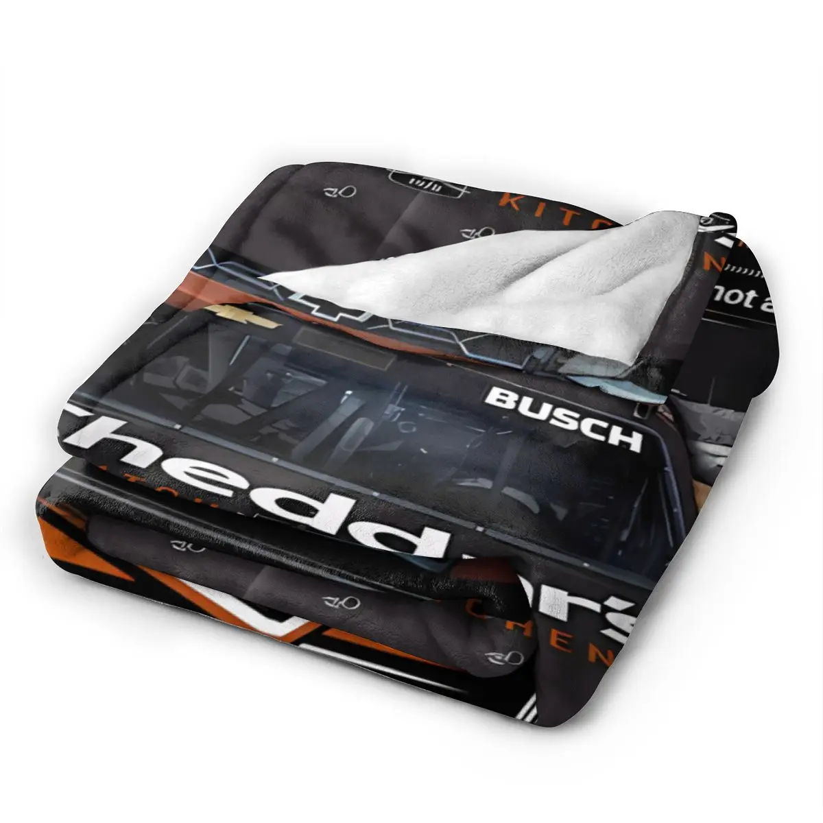 Kyle Busch 8 All Season Fleece Blanket Throw Ultra Soft Flannel Blanket Digital Printed Premium Fluffy Microfiber Fleece