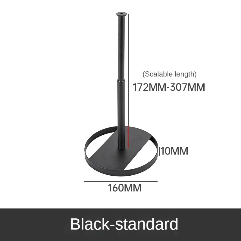 Kitchen Paper Holder Countertop Roll Tissue Rack Table Storage Organizer Black Free Scaling Napkin Shelves Kitchen Accessories