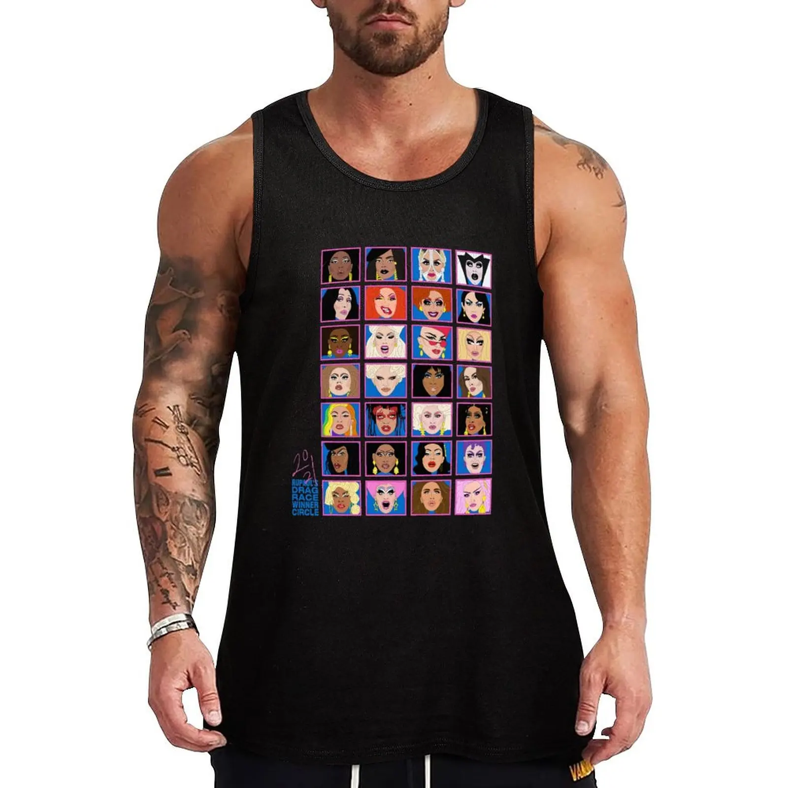 

Drag Race Winners 2021 Tank Top gym t-shirts man sports vest Clothing