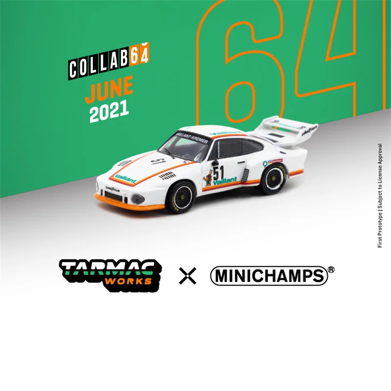 

Tarmac Works x MINICHMAPS 1:64 935/77 #51 Alloy Vehicle Collectible Car Model
