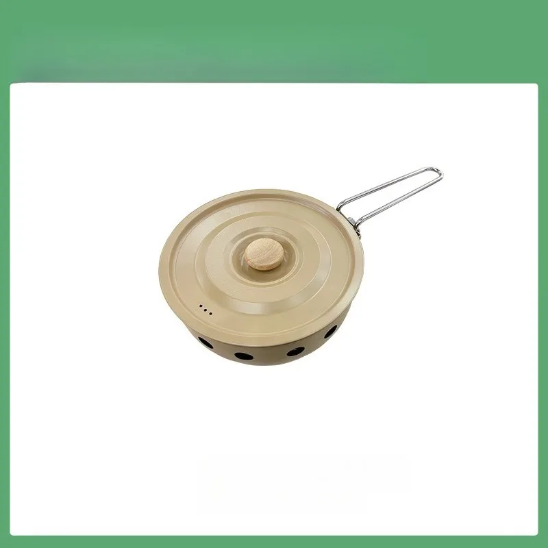 

Outdoor cassette stove cooking rice stir-fry artifact camping