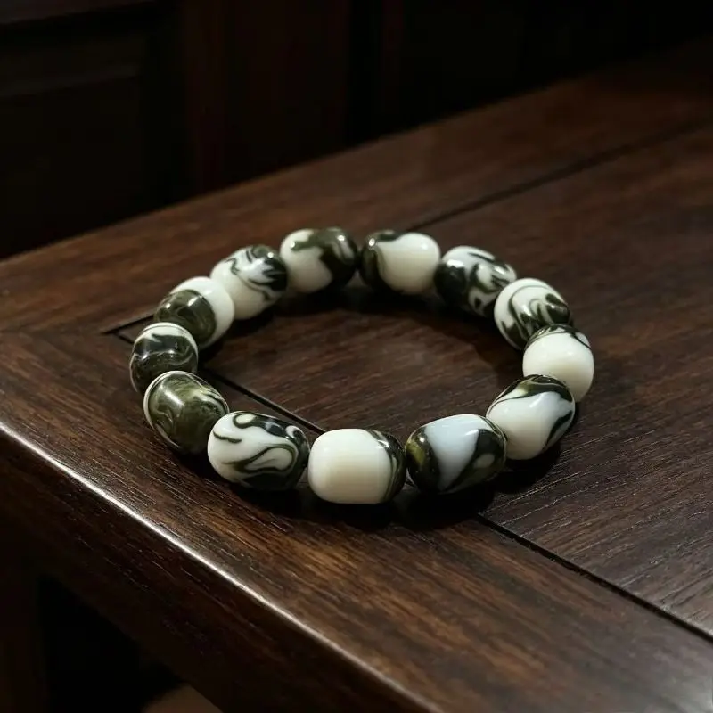New Exquisite Ethnic Style Second-generation Beeswax Single-circle Bracelet, Fashionable and Versatile Personal