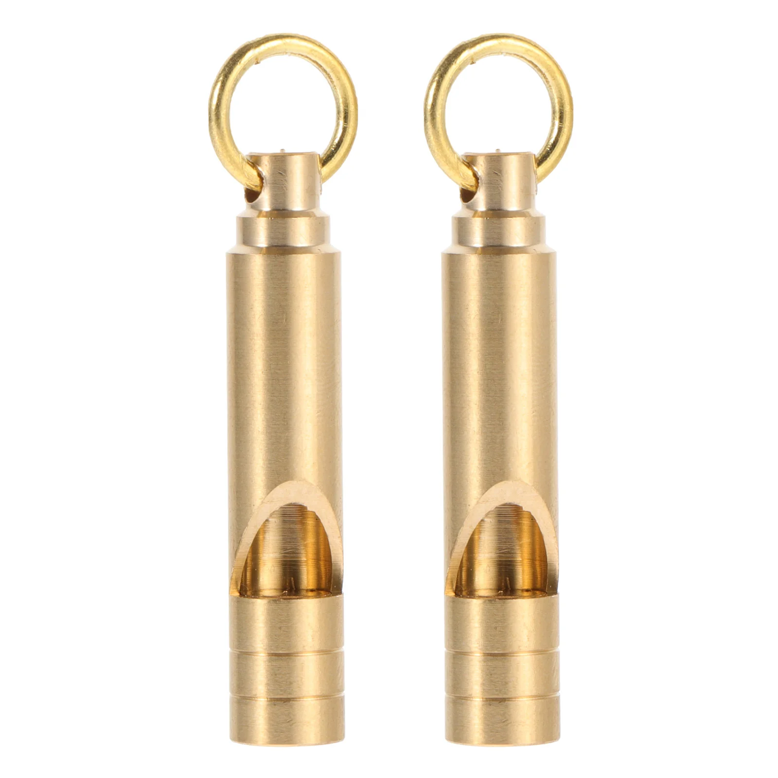 2 Pcs Barbell Pad for Hip Thrust Vintage Brass Whistle Key Fob Outdoor First Aid